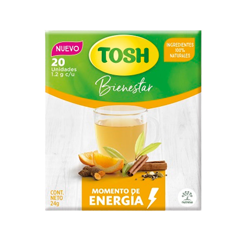 AROMATICA TOSH 20 SOBRES 24G ENERGIA