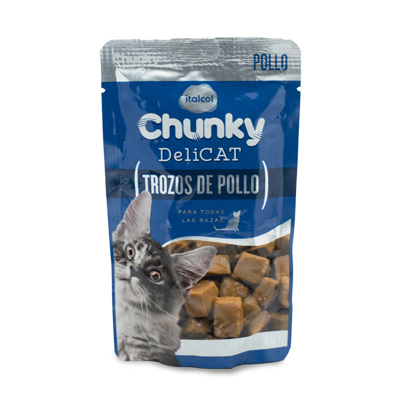 ALIMENTO CHUNKY DELICAT 80G POLLO