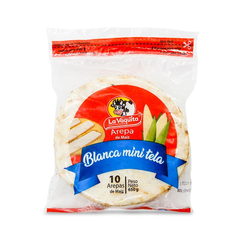 AREPA LA VAQUITA 10U MINI BLANCA 650G
