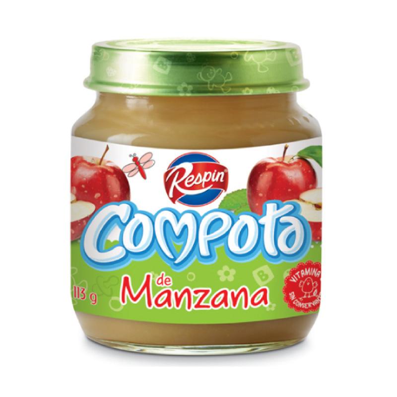 COMPOTA RESPIN 113G MANZANA – Supermercados Supermu