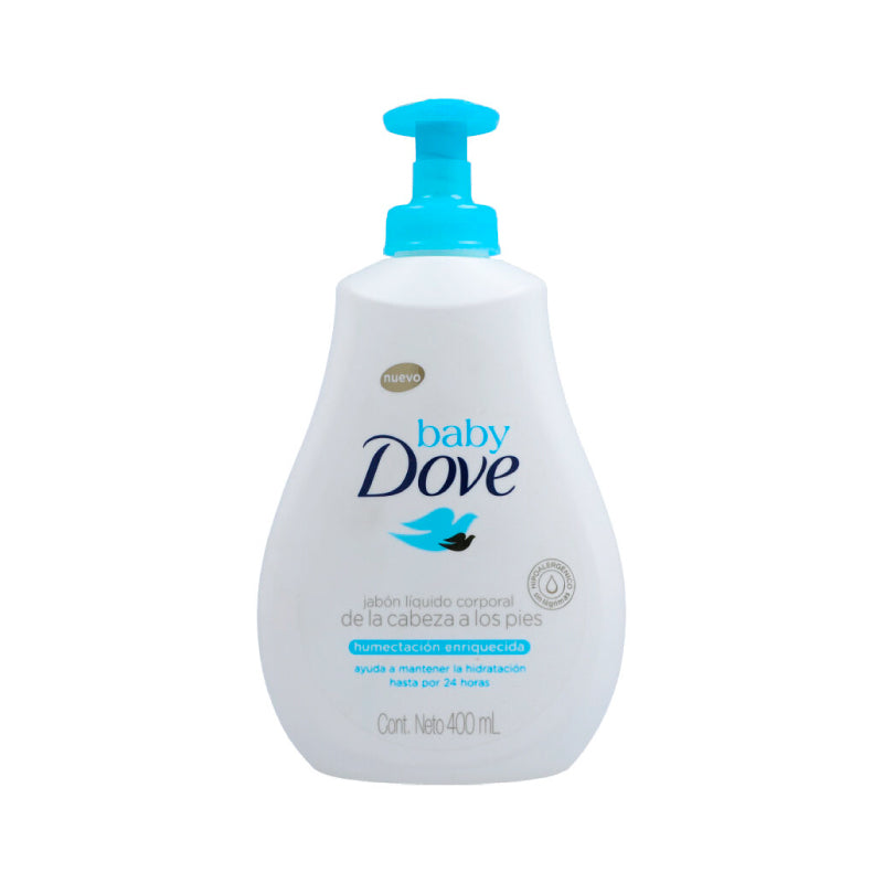 JABON LIQUIDO DOVE BABY 400M HUMECTANTE ERIQUECIDO