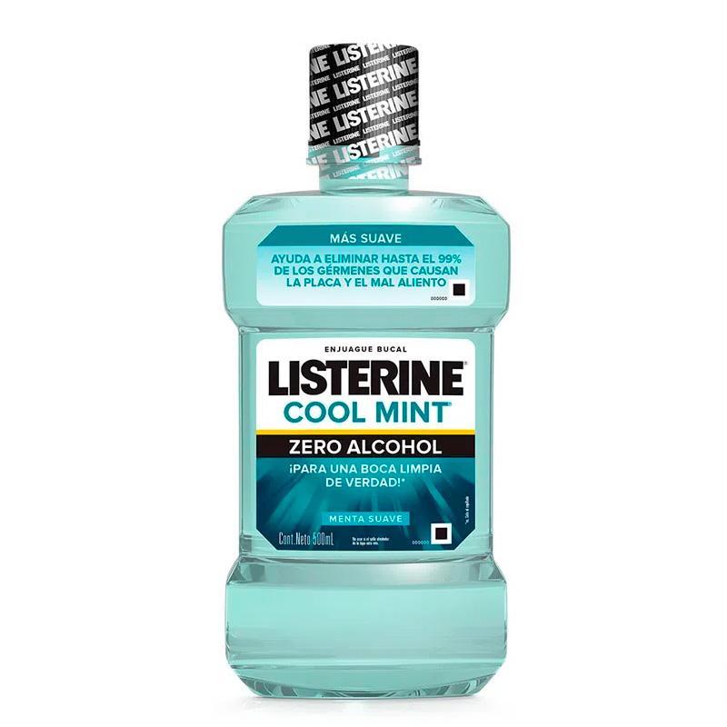ENJUAGUE LISTERINE 500C COOL MINT ZERO