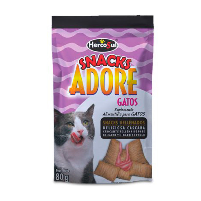 SNACK ADORE 80G GATOS ADULTOS