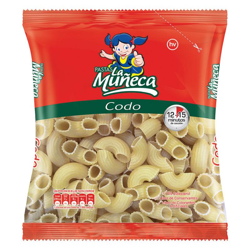 PASTA LA MUNECA 250G CODO